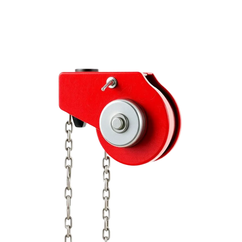 Chain pulley block and hoist equipment